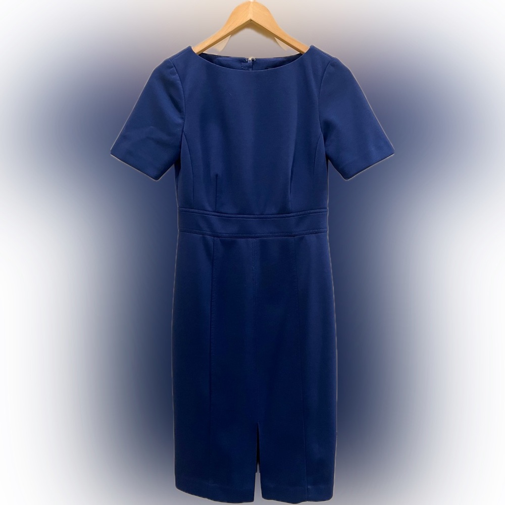 Ann Taylor - Blue Dress - Front Slit - Size 2 Petite